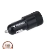 Torima C3 Type-C Siyah Tüm Araçlara Uyumlu Araba Çakmaklık Çift USB Girişli Oto Şarj Aleti Soketi - Görsel 4