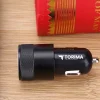 Torima C3 Type-C Siyah Tüm Araçlara Uyumlu Araba Çakmaklık Çift USB Girişli Oto Şarj Aleti Soketi - Görsel 5