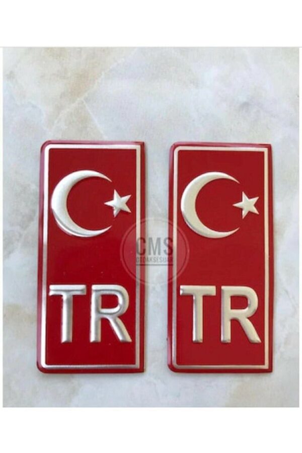 PLAKA TR 2Lİ ALUMİNYUM BANTLI