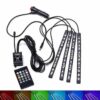 Araç Içi Aydınlatma Kumandalı Müziğe Duyarlı 9 Led Ayak Altı Led - 7 Renk Rgb - Görsel 6