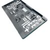 1 Adet Plastik Yazısız Plaka Altlığı Geçme Kare  Plakalık 31CmX13Cm Standart Kare Tip - Görsel 2