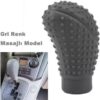 VitesTopuz Kılıfı Silikon Oval Masajlı Gri - Görsel 2