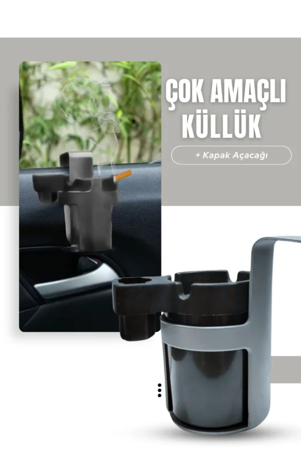 KİNGSTAR ARAÇ İÇİ ASKILI KÜLLÜK GRİ 2 ADET - Görsel 2