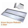 Paslanmaz Krom Plakalik Ince Geçme (2ADET)