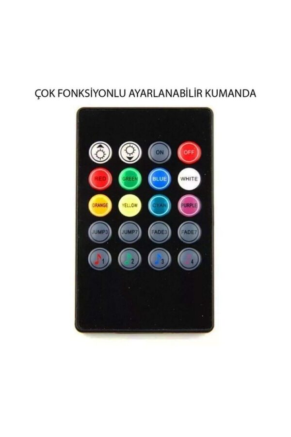 Araç Içi Ayak Altı Led Sese Duyarlı 12'li - Rgb - Görsel 6