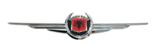 ÇELENK ARMA PLASTİK KROM ARNAVUT LOGOLU SİYAH ÇERÇEVE