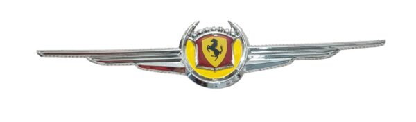 ÇELENK ARMA PLASTİK KROM FERRARİ LOGOLU SARI ÇERÇEVE
