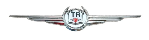 ÇELENK ARMA PLASTİK KROM TR LOGOLU BEYAZ ÇERÇEVE - Görsel 2
