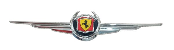ÇELENK ARMA PLASTİK KROM FERRARİ LOGOLU SİYAH ÇERÇEVE